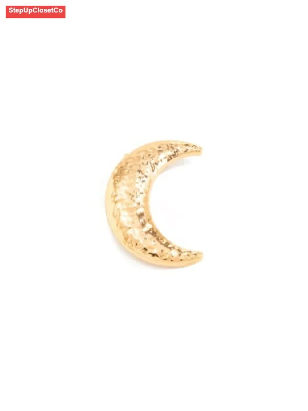Vintage Gold Plated Sun Moon Brooch Pin for Women Clothing Hat Bag Accessory